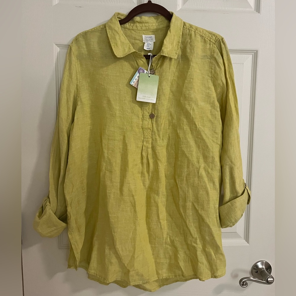 Sigrid Olsen Linen Top